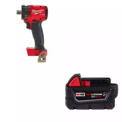 Milwaukee  2855P-20 M18 FUEL Impact Wrench W/ FREE 48-11-1850R M18 XC5.0 Battery • $229