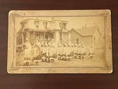 Antique 1882 Photo Of The Broom Brigade Military Women's Drill Team W/ Shovels! • $6.95