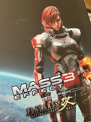 SEALED Female Shepard Play Arts Kai Mass Effect Statue Action Figure Brand New • $399.90