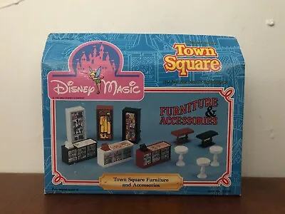 NEW Disney World Magic Town Square Furniture And Accessories Set #60322 Vintage • $9.99