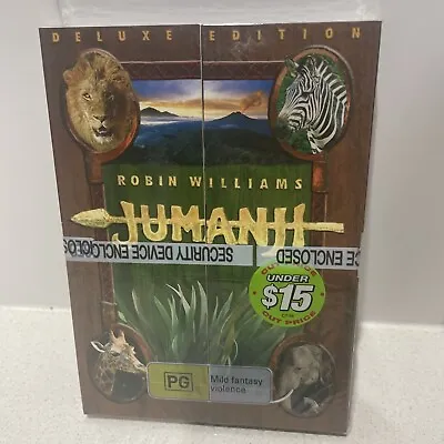 Jumanji (Deluxe Edition DVD 1995) Sealed New Interactive Game RARE Reg 4 • $19.90