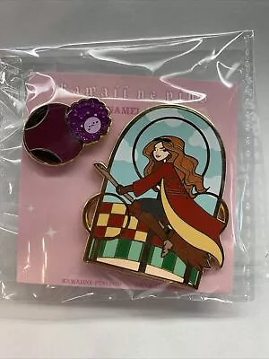 £38.96 • Buy Harry Potter Pin Kawaii-Ne Monthly Pin Club Quidditch Ginny & Pygmy Puff