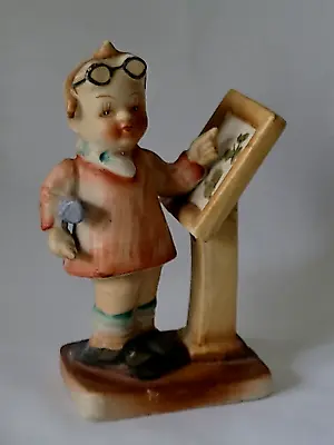 Vintage Little Painter Porcelain Figurine Inspired By Goebel & Lefton • $6.99