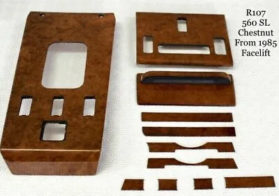 MERCEDES W107 R107 Chestnut Wood Interior Set Genuine OEM Quality Veneer 560SL • $722.50