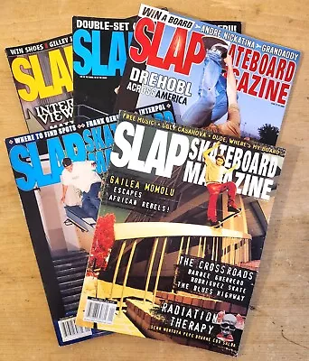 Slap Skateboard Magazine 2003 Vintage Lot Of 5 Jan Sept Oct Nov Dec • $49