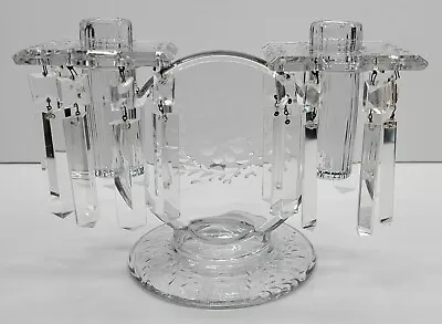 Extremely Rare Duncan Miller Terrace 2 Light Candlestick Candleholder Candelabra • $114.95