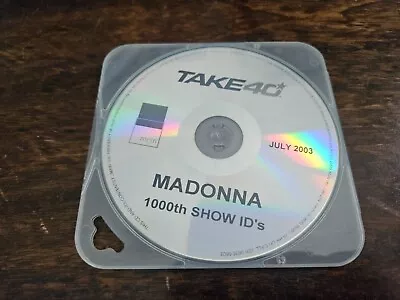 PROMO CD SINGLE MADONNA - TAKE 40 AUSTRALIA 1000th Show ID's (Rare 80's 90's) • $0.65