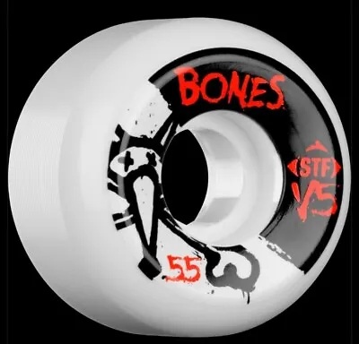 Powell Bones Street Tech Formula STF V5 55mm Skateboard Wheels W/Bones Sticker • $39