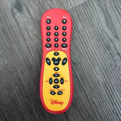Vintage Disney Mickey Mouse Dt1350-c Red And Yellow Remote • $31
