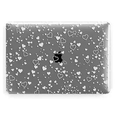 White Heart Macbook Case Cover For Pro Air 11 12 13 14 15 16 • £15.99