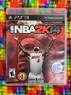 🎮🎮NBA 2K14 PS3 PlayStation 3 Lebron James Complete W/Manual 2-40🎮🎮🎮 • $13.45