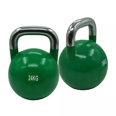 2 X 24kg - Steel Pro Grade Competition Kettlebell Weight - Home Gym Strenth • $239.95
