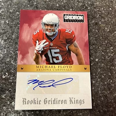 2012 Panini Gridiron Kings Signatures /99 Michael Floyd #5 Rookie Auto Cardinals • $7.99