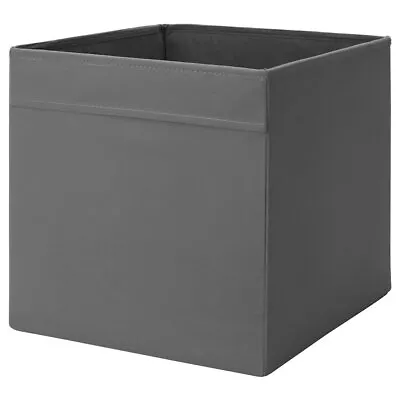 IKEA Drona 33x38x33cm Storage Box Cube Shape Canvas Shelf Fabric Organizer Boxes • £55.99