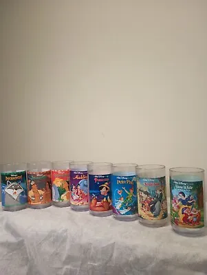 Disney's Collectible Cups 90s Vintage Used Set Of 9 • $54.99