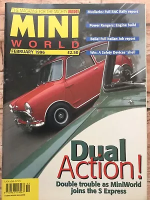 Mini World Magazine - February 1996 - RAC Rally Report Italian Job Report • £7.99