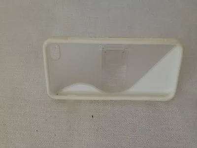 I Phone 5 White Clear Case With Stand. • $6.99