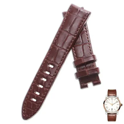 Custom Alligator Leather Watch Strap For TimeWalker Watchband Replacement 22mm  • $189.95