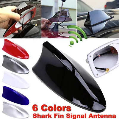 Shark Fin Roof Antenna Aerial FM/AM Radio Signal Decoration Car Accessories Trim • $16.71