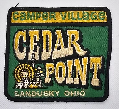 Vintage Cedar Point Amusement Park Camper Village Patch Roller Coaster • $9.99