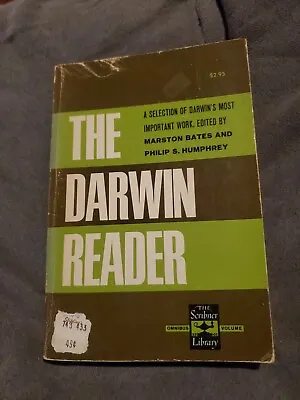 Very Good 1st Ed 'Darwin Reader' By Marston Bates & Philip S. Humphrey - PB 1956 • $4