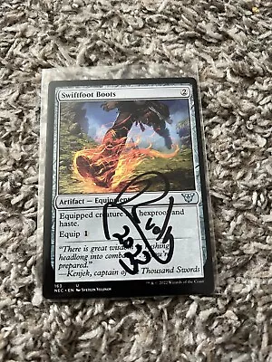 Mtg Alpha Investments Rudy Signed Card Autographed NM YouTuber Swiftfoot Boots • $34.99