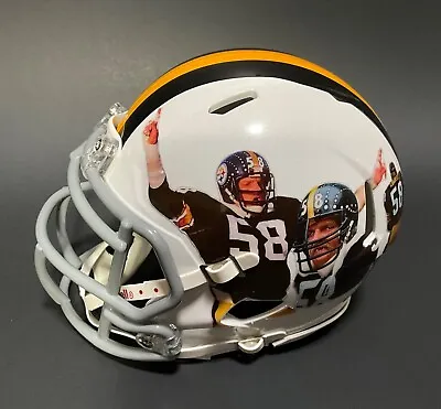 JACK LAMBERT - PITTSBURGH STEELERS Art Riddell NFL Speed Mini Football Helmet • $59.95