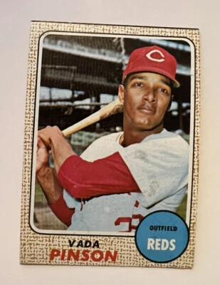 $1.99 • Buy 1968 Topps Cincinnati Reds Vada Pinson #90