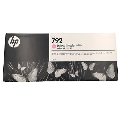 $188.88 • Buy 792 Latex Ink Cartridge 775ml Light Magenta CN710A L26500 L28500 260 Exp AUG 21