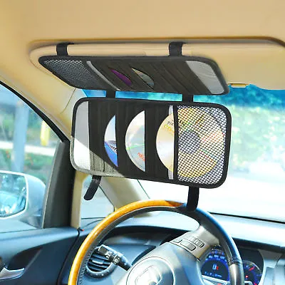 Travel Triple-layer 30 CD/DVD Disk Car Storage Holder Car Visor Organizer Mount • $15.50