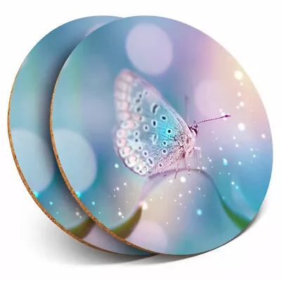 £5.99 • Buy 2 X Coasters - Magical Butterfly Mum Auntie Home Gift #2635