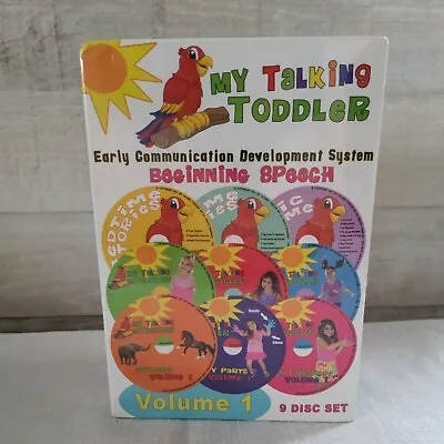My Talking Toddler Beginning Speech Development System 9 Disc Set Vol 1 (NEW) • $29.89