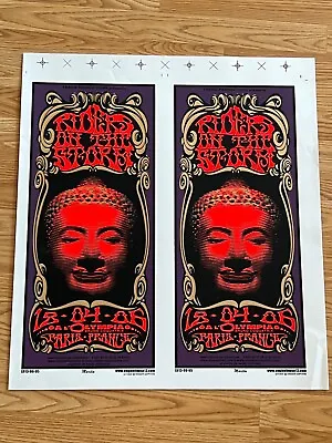 Riders On The Storm Members Of The Doors Paris France 2 Original Concert Poster • $300