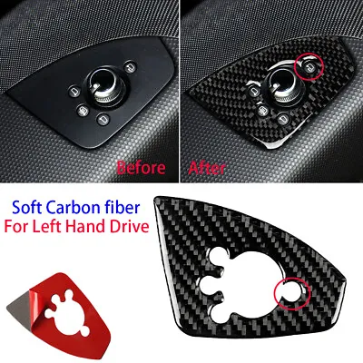 Carbon Fiber Door Switch Button Trim For Audi TT 8N 8J MK123 TTRS 2008-2014 LHD • $20.99