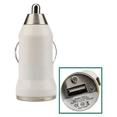 £3.69 • Buy White Universal Micro Mini Car Cigarette Lighter To USB Charger Adapter Generic