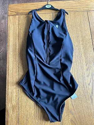 George Black Zip Up Swim Suit Size 12 Bnwt • £13.50