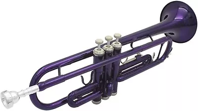 Standard Trumpet Set Bb B Flat Trumpet Silver-Plated Brass Exquisite • $468
