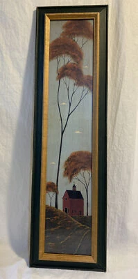 $30 • Buy Warren Kimble Seasons FALL 29  X 8  Wood Framed Art Print