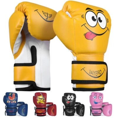 Kids Boxing Gloves Muay Thai Youth Junior Gloves • £14.99