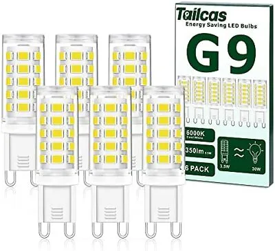 £9.22 • Buy G9 Led Bulbs, Cool White 6000K, 3.5W Equivalent To 40W 35W 33W 28W Halogen Bulb