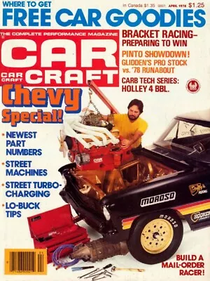 Car Craft 1978 Apr - Chevy Special Glidden Sohc 427* • $12.95