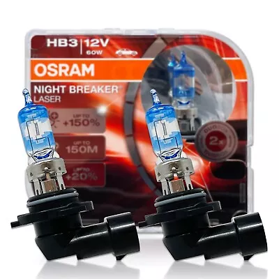 Osram HB3 9005 Night Breaker Laser Halogen Headlight Bulbs | 9005NL | Pack Of 2 • $32.99