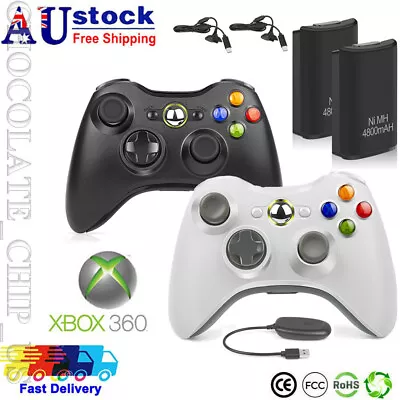 Wireless Controller Gamepad For Microsoft Xbox 360 /Slim Game Console Windows PC • $32.99