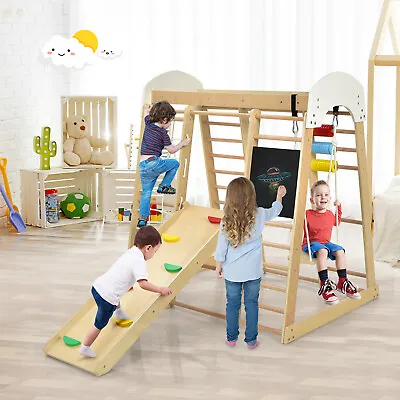£249.99 • Buy Toddlers Climbing Toy Set Wooden Climber Playset  Indoor Activity Center Aged 3+