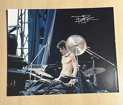 TERRY BOZZIO SIGNED 8x10 PHOTO AUTOGRAPHED LEGENDARY ZAPPA DRUMMER COA • $63.74