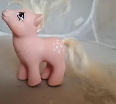 Vintage My Little Pony Baby Pink Cotton Candy 80s 1984 G1 80s Toy MLP • £9.99