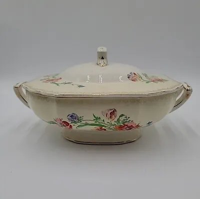 W. H. Grindley Sheraton Ivory Lidded Serving Dish Porcelain England • $32