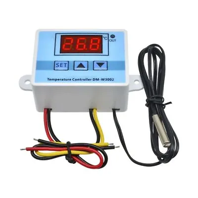 £8.59 • Buy 110-220V Temperature Controller Switch With Probe 20A Thermostat Control -UK New