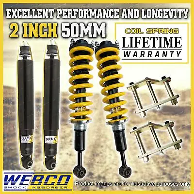 2 Inch Pre Assembly Easy Lift Kit King Coil Springs For Nissan Navara D40 STX550 • $729