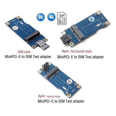 Mini PCI-E To USB Adapter With SIM Card Slot For 3G 4G WWAN/LTE Module • $10.90